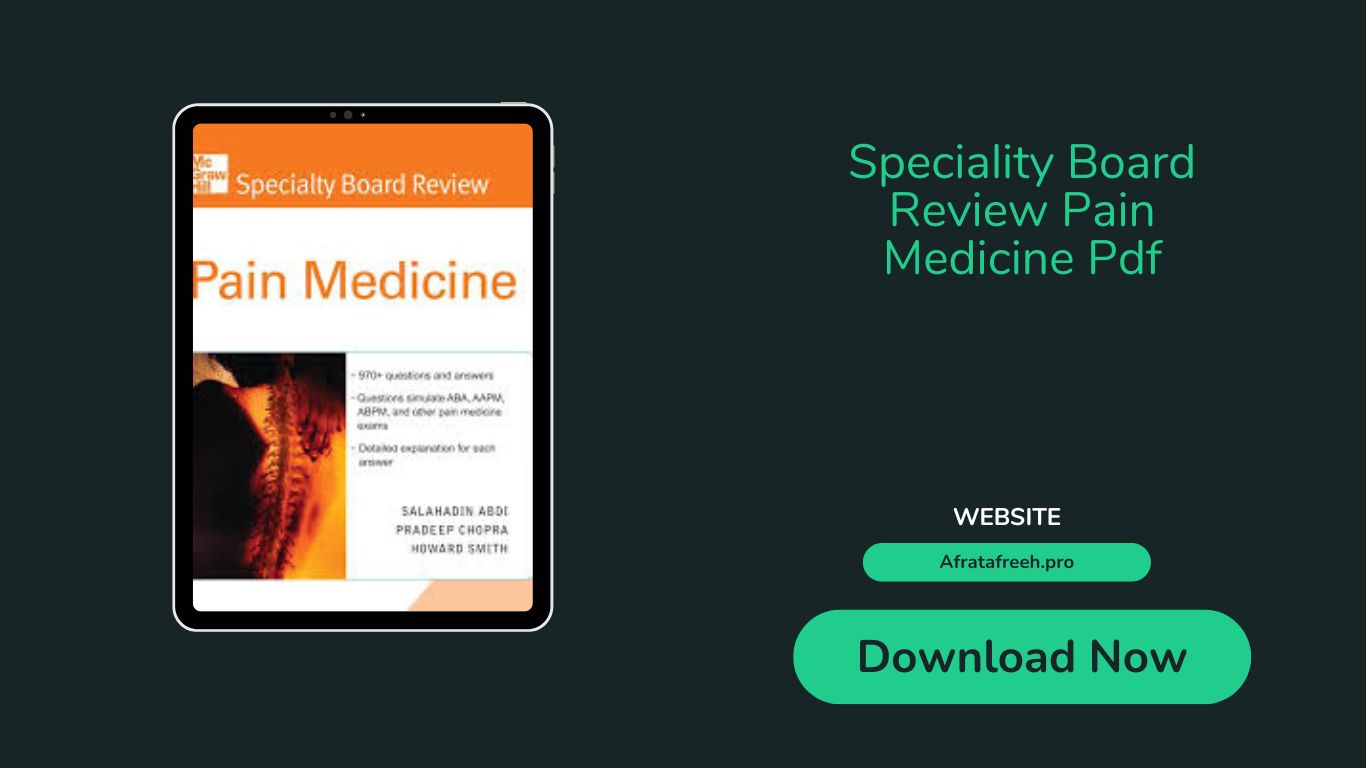 Speciality Board Review Pain Medicine Pdf
